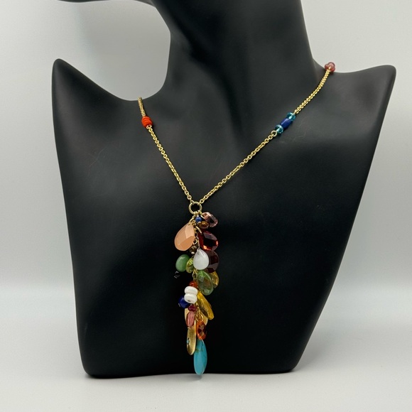 Lauren Ralph Lauren Jewelry - Lauren Ralph Lauren Multicolor Gemstone Long Necklace, Fall Festival